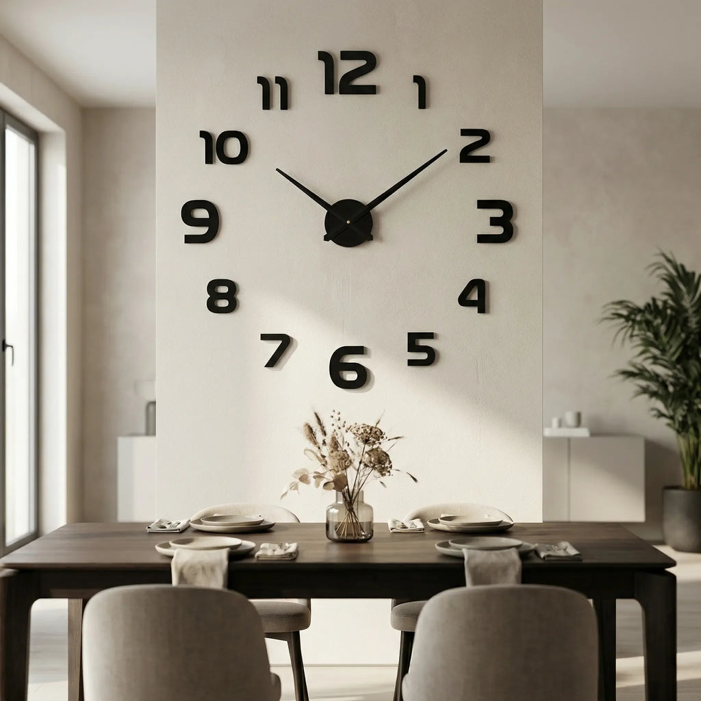 Oversized Modern Wall Clock - Clockique