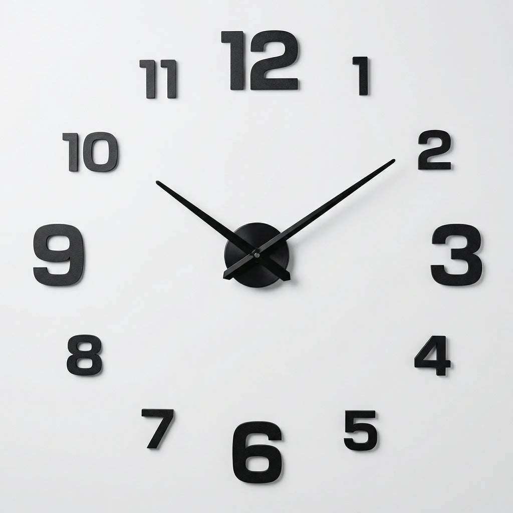 Oversized Modern Wall Clock - Clockique