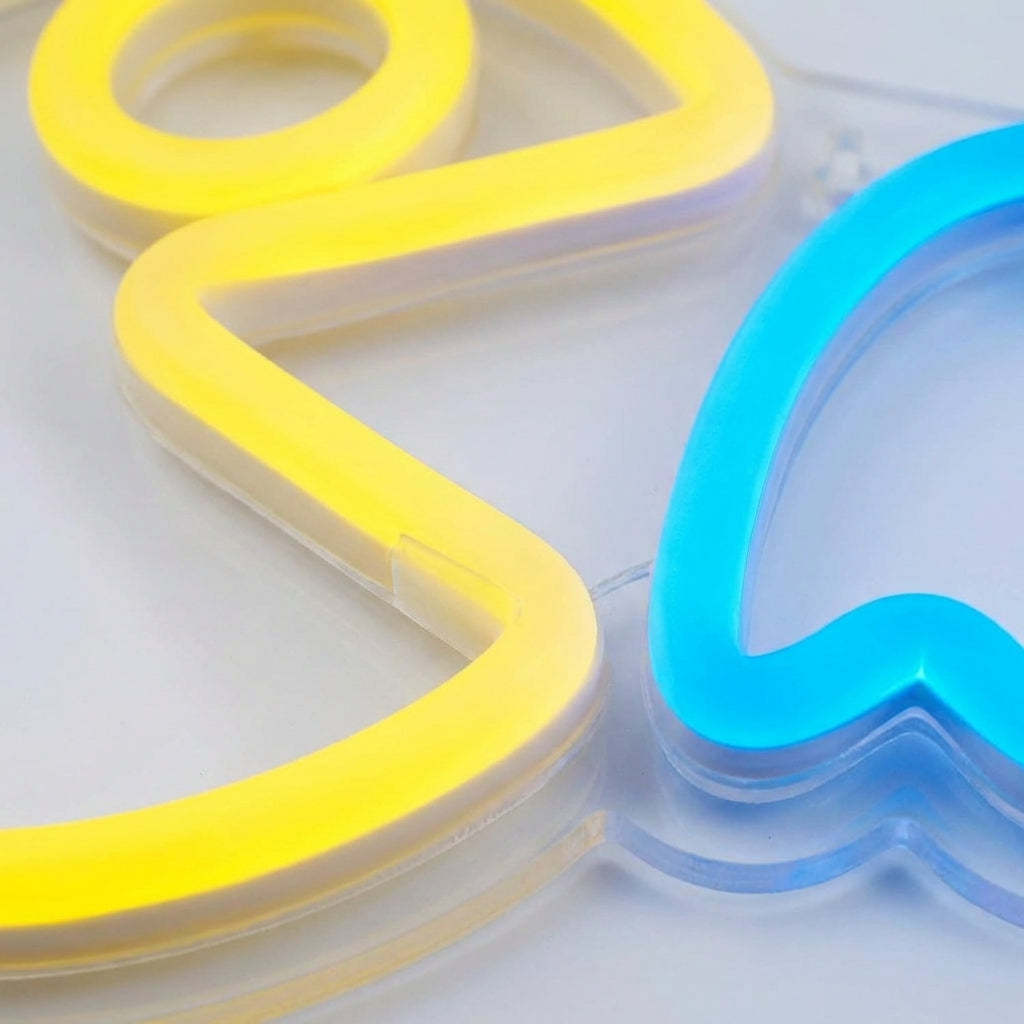 Playful Ghost Neon Sign - Phantomix