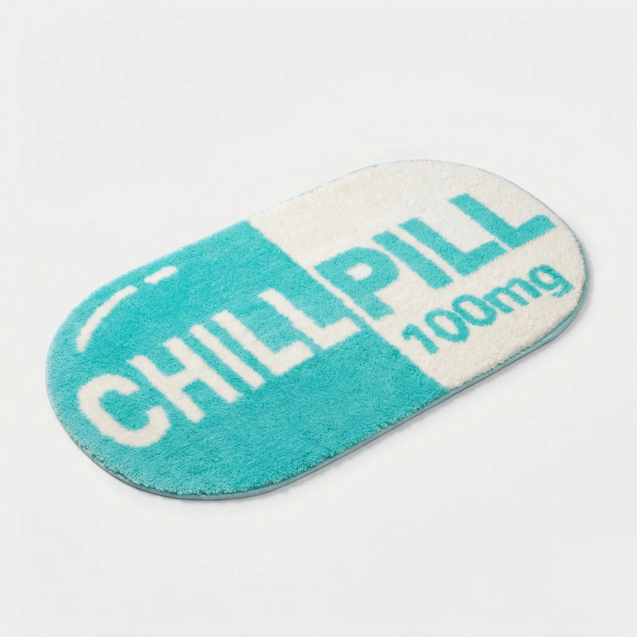 Playful Pill Shaped Accent Rug - Pillava