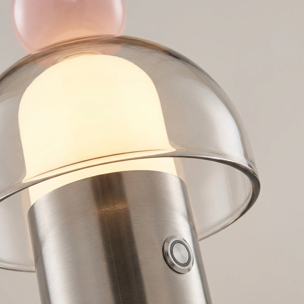 Rechargeable Glass Table Lamp - Vesanta