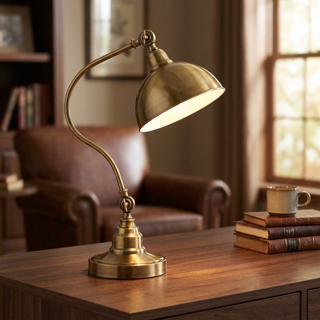 Retro-inspired table lamp – Brasselle