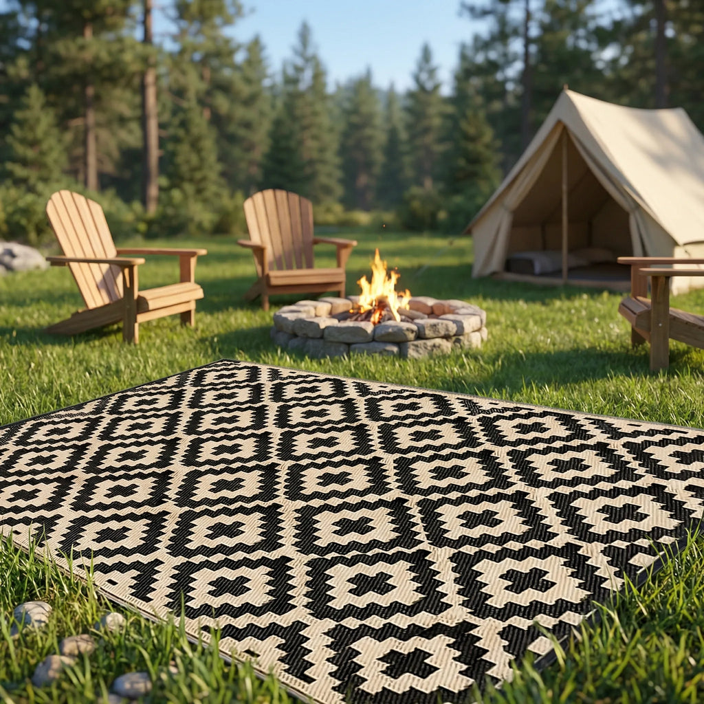 Reversible Boho Outdoor Rug - BohoLaya