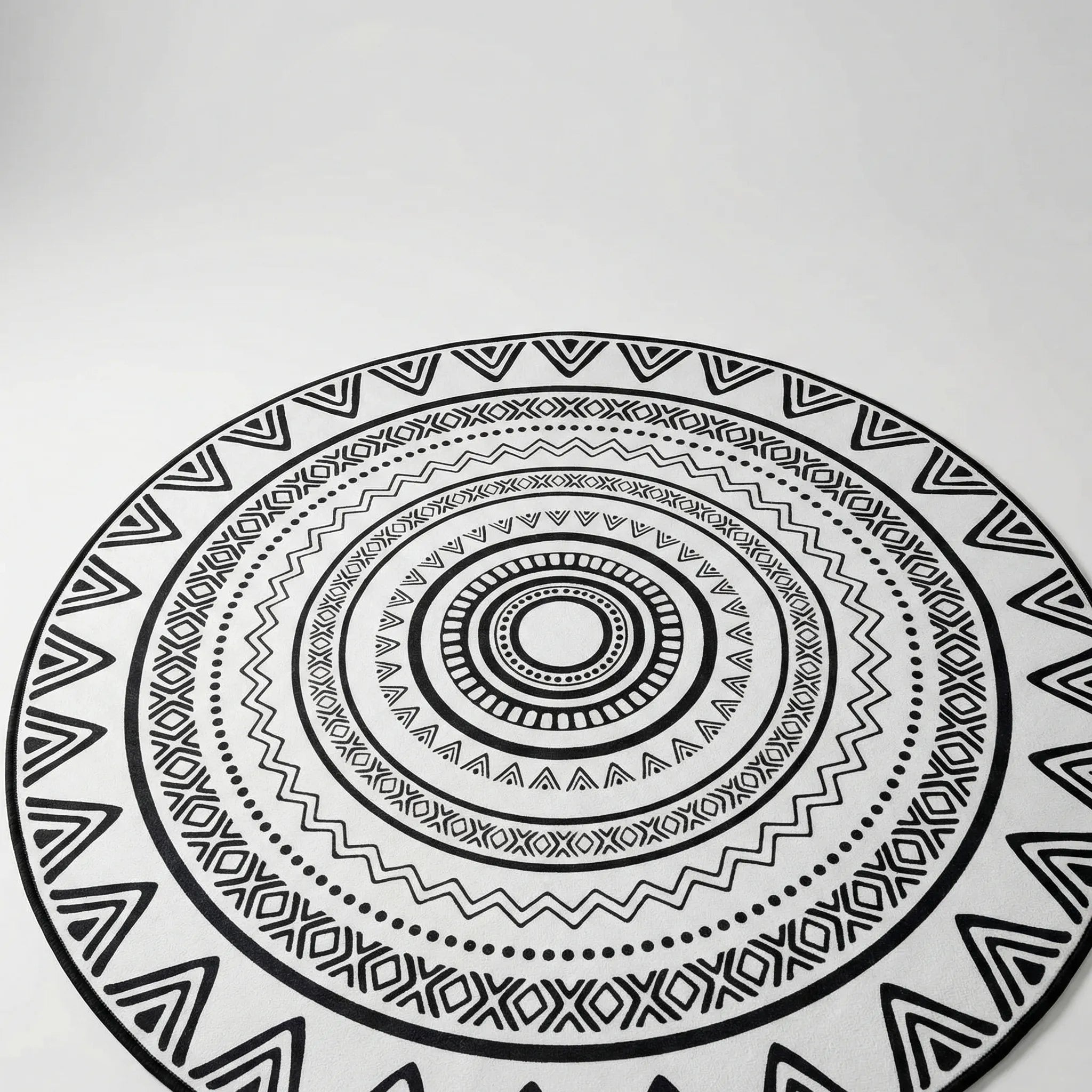 Round Decorative Floor Rug - Circulaire