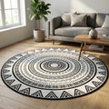 Round Decorative Floor Rug - Circulaire