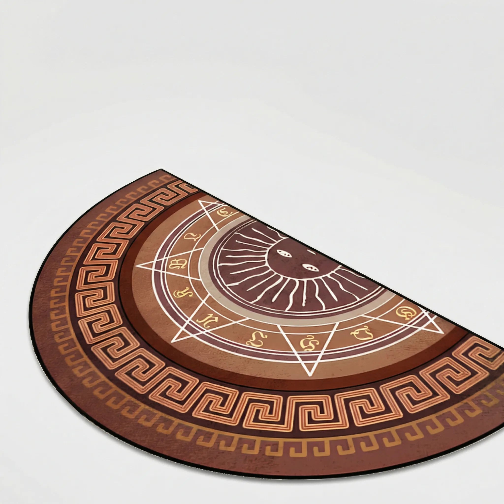 Round Decorative Floor Rug - Zenoray