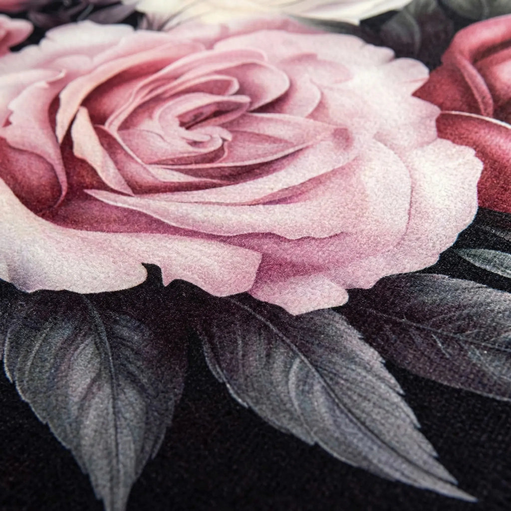 Round Floral Area Rug - FloriqueRond