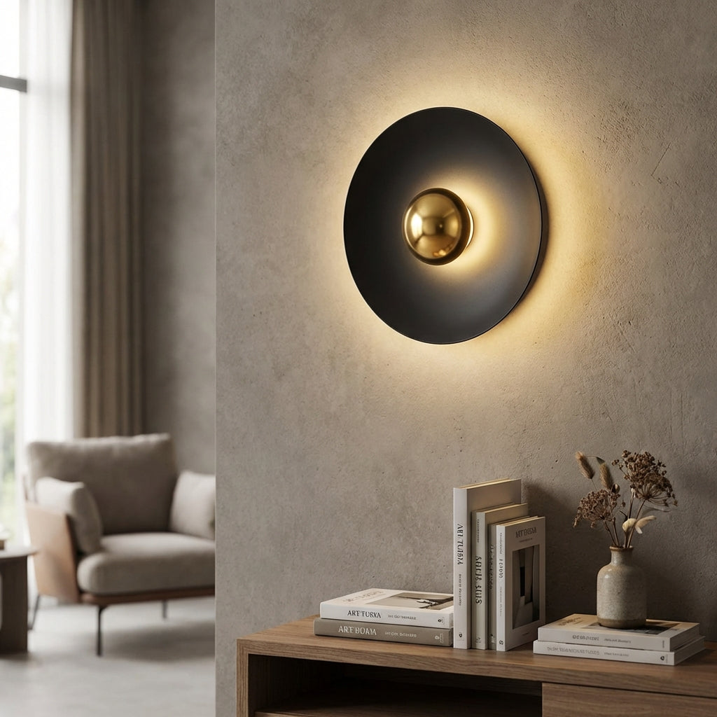 Round Halo Wall Light - Auroryn