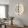 Round Marble Effect Sconce - Marbelleo