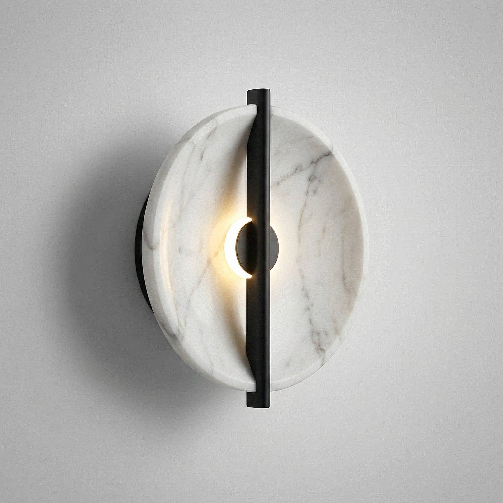 Round Marble Effect Sconce - Marbelleo