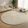 Round Modern Area Rug - NordivaRug