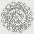 Round Patterned Accent Rug - Mandavelle