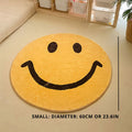 Round Smile Face Rug - Smilori