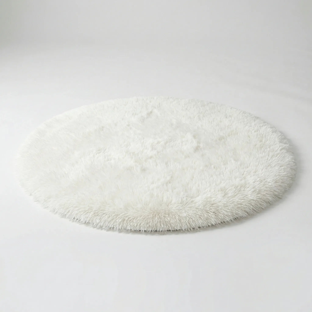 Round Thick Pile Rug - Plushora