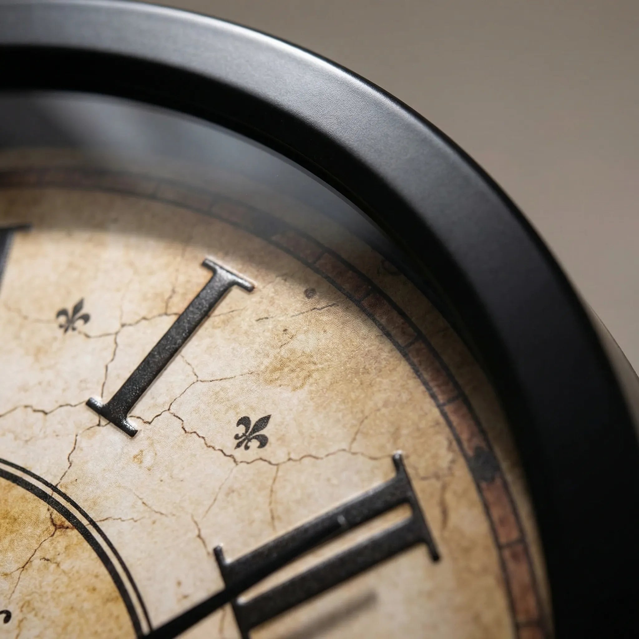 Round Vintage Style Wall Clock - ChronoVint