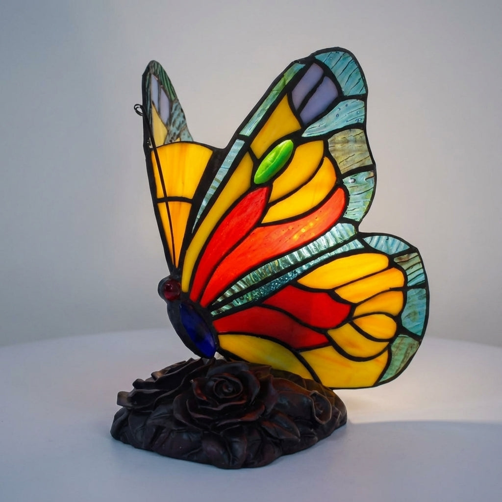 Stained-glass style lamp – Aurelfly