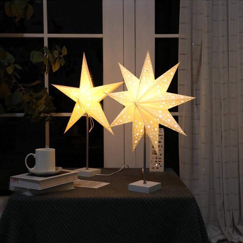 Star-shaped table lamp – Lumistar