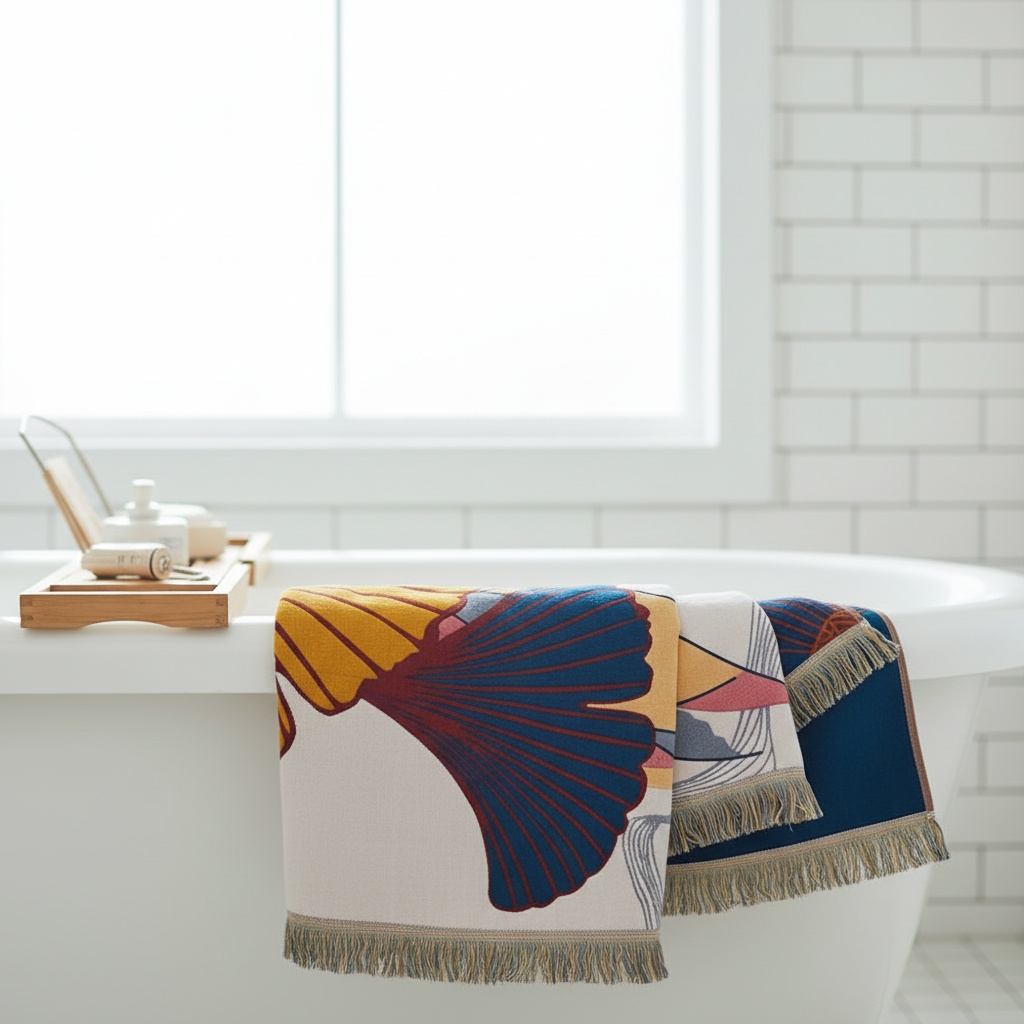 Stylish Beach Towel - GinkgoTowel