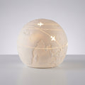 Table lamp with globe motif – Aerolume