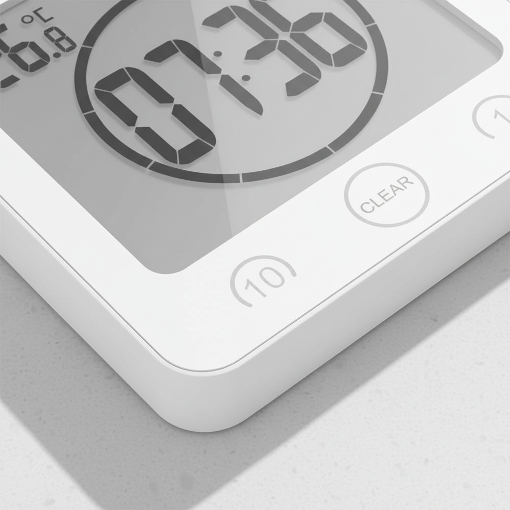 Timer with suction cup attachment - SplashClock