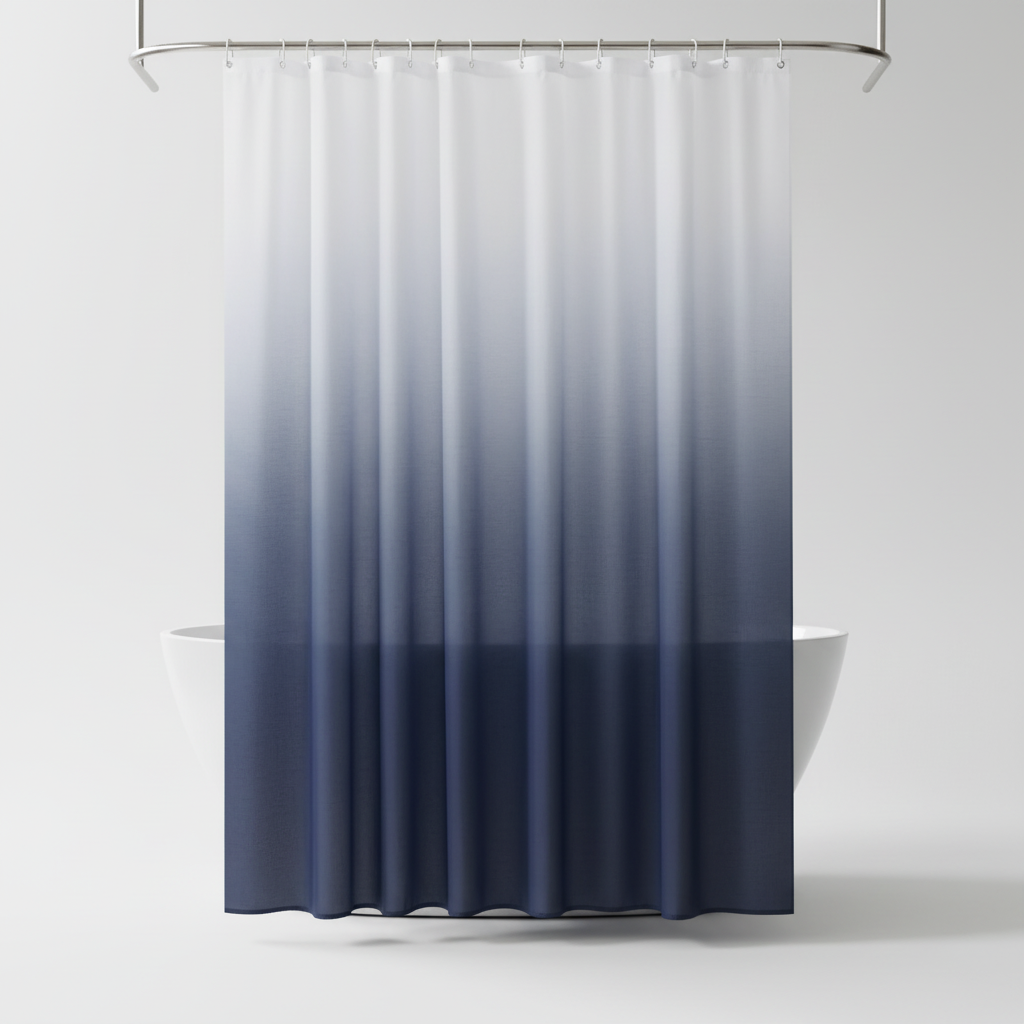 Thickened Polyester Shower Curtain - AquaVeil