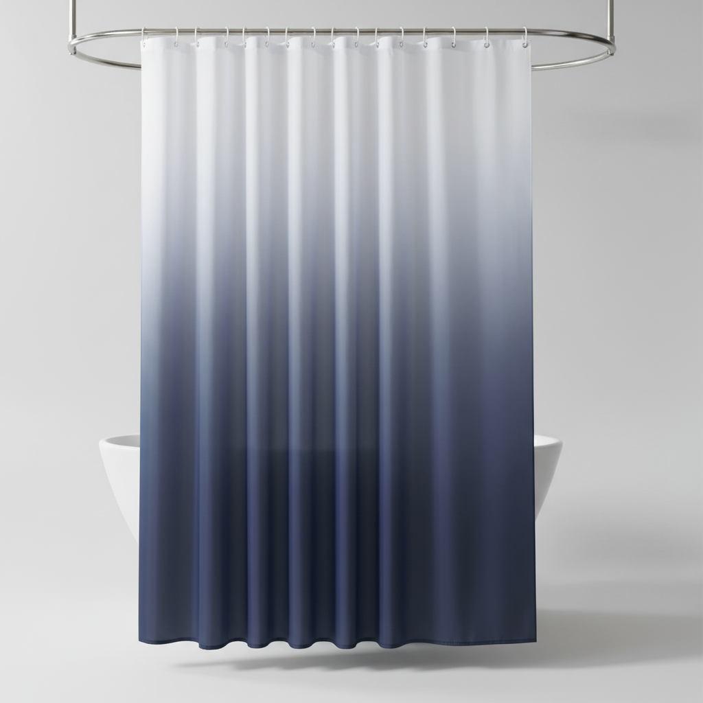 Thickened Polyester Shower Curtain - AquaVeil