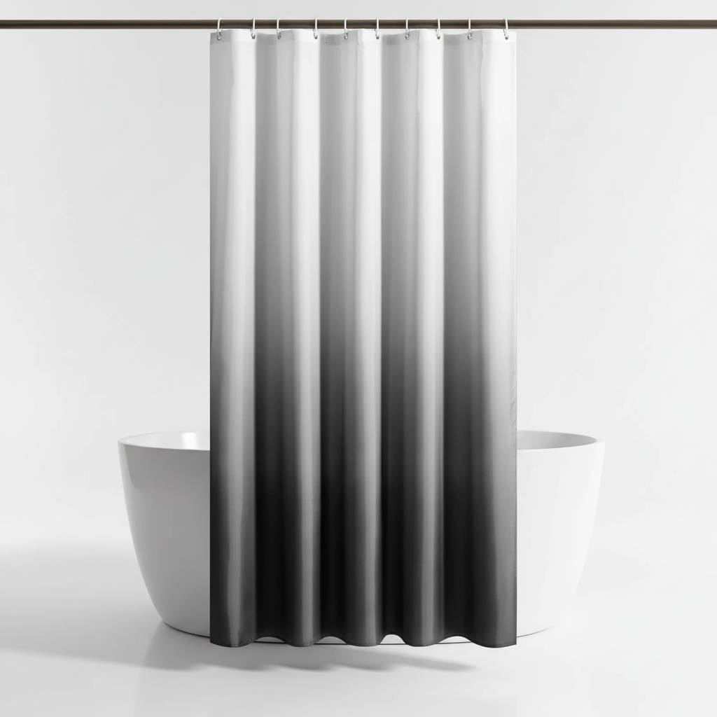 Thickened Polyester Shower Curtain - AquaVeil