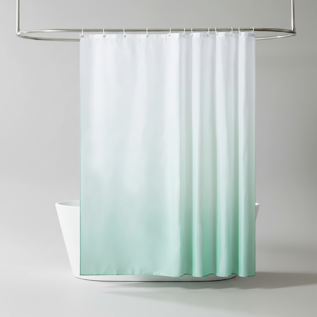 Thickened Polyester Shower Curtain - AquaVeil