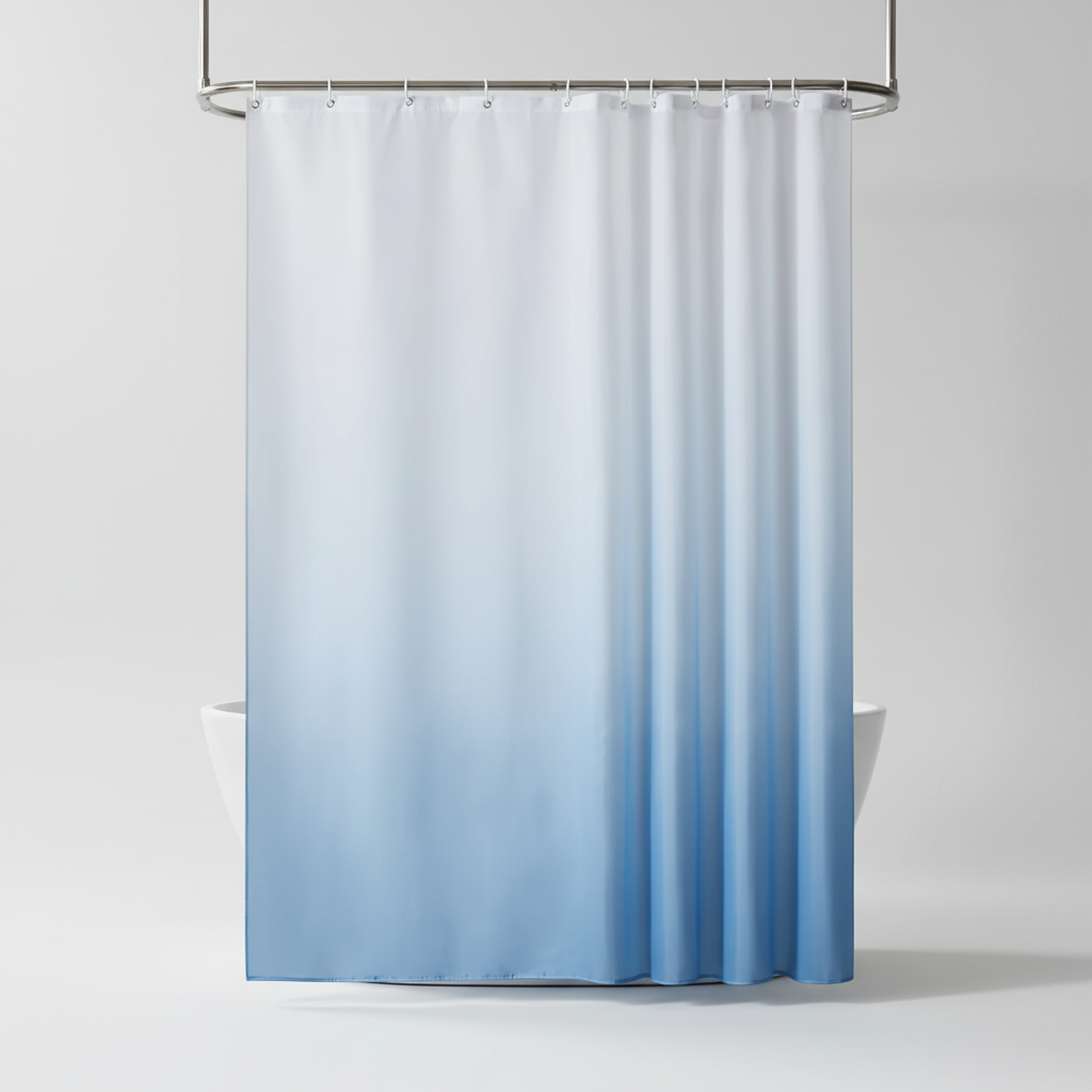 Thickened Polyester Shower Curtain - AquaVeil
