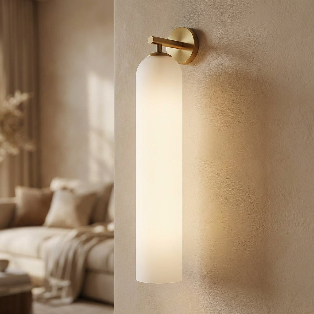 Vertical Glass Wall Sconce - Aurelis