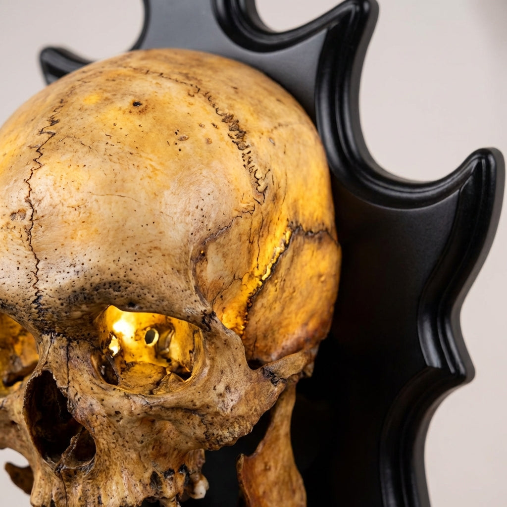 Wall Mounted Skull Lamp - Nocturiskull