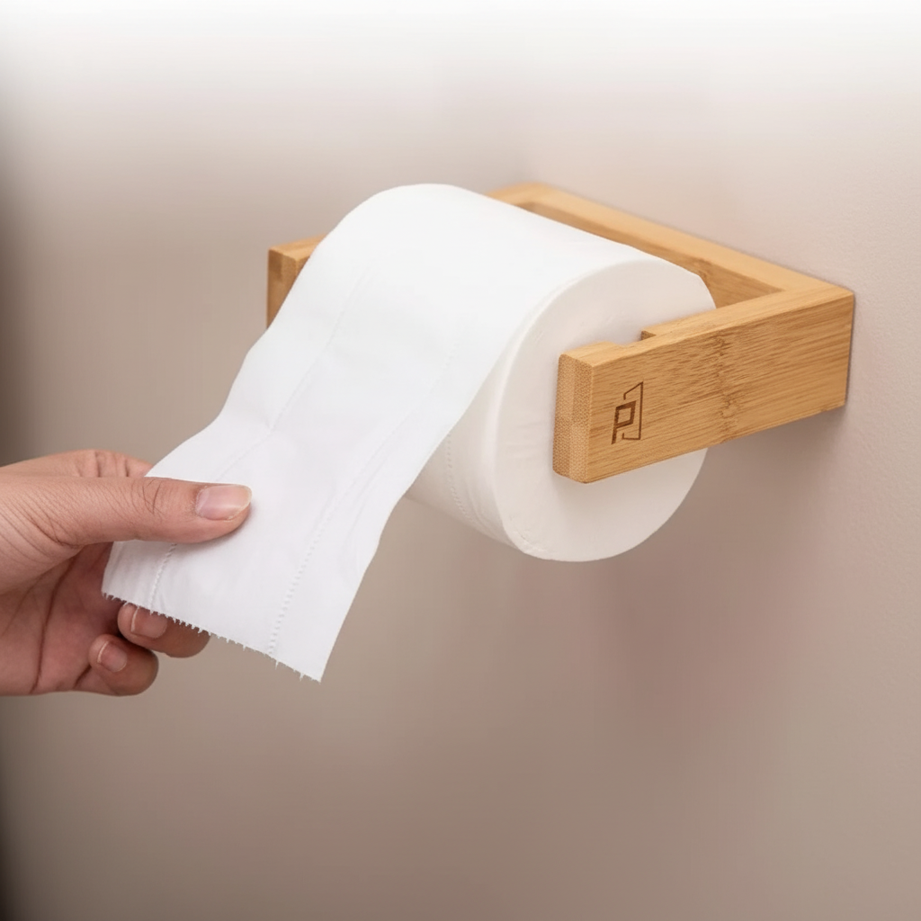 Wall-mounted bamboo holder - Wallbamboo