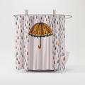 Waterproof Shower Curtain Mat - Raindroply