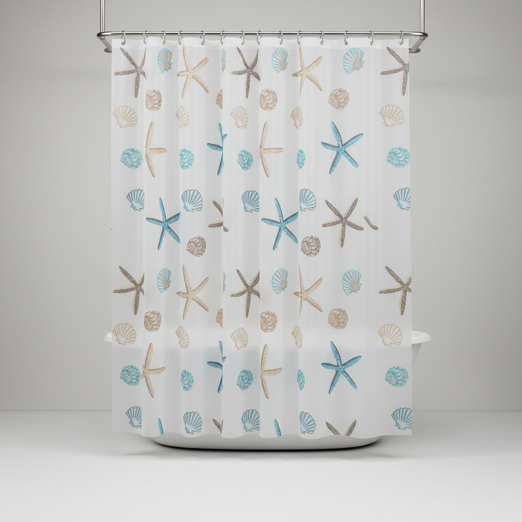 Waterproof Shower Curtain Polyester - ShoreGuard