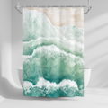Waterproof Polyester Shower Curtain - Coastella