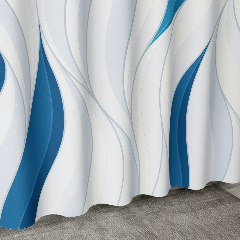 Waterproof Printed Shower Curtain - ShowerWeave