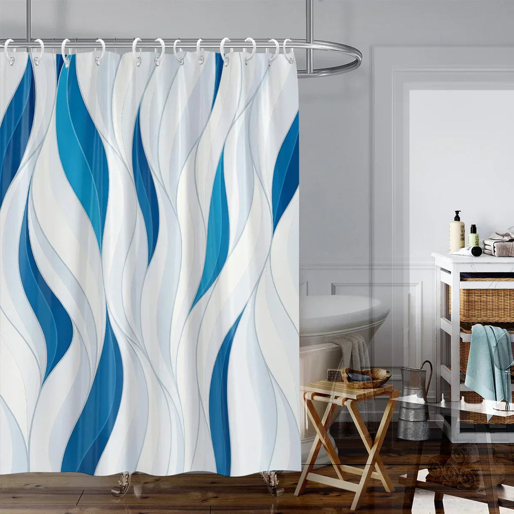 Waterproof Printed Shower Curtain - ShowerWeave