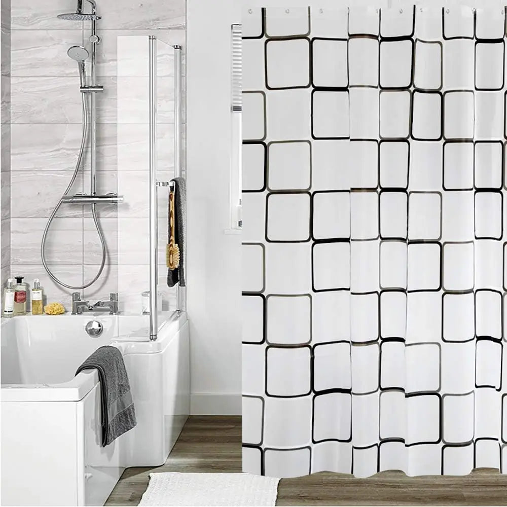 Waterproof Semi-Transparent Shower Curtain - HydroCurtix