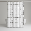 Waterproof Semi-Transparent Shower Curtain - HydroCurtix