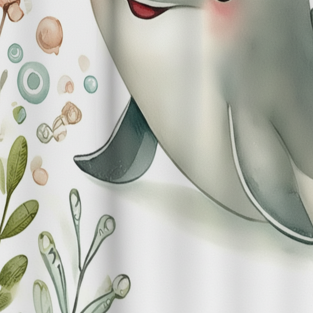 Soft Fabric Shower Curtain - SeaSnuggle