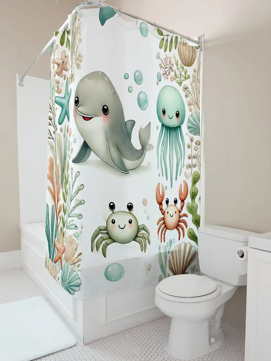 Soft Fabric Shower Curtain - SeaSnuggle
