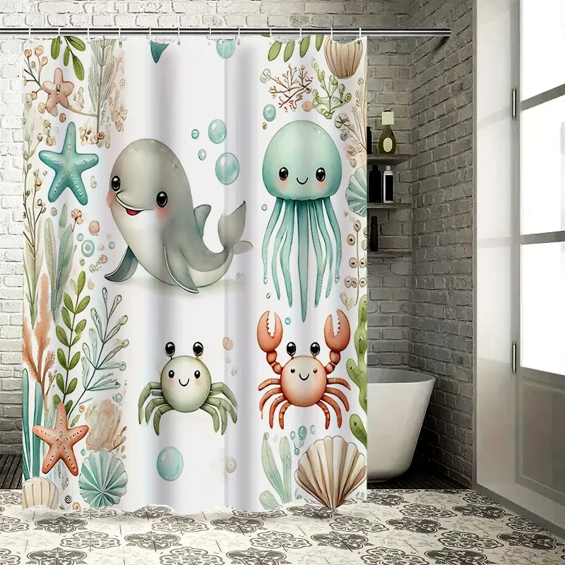 Soft Fabric Shower Curtain - SeaSnuggle