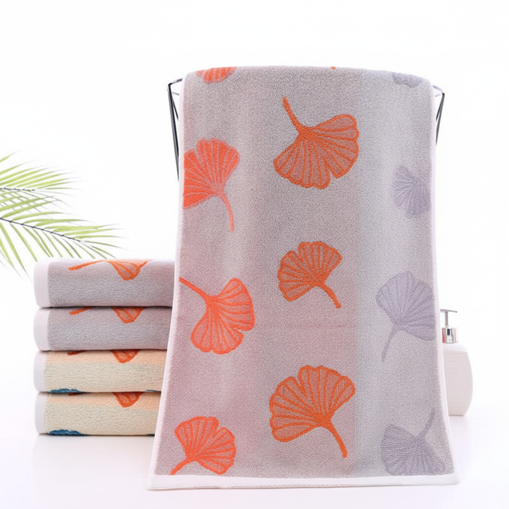 Soft Cotton Towel - LeafDesign