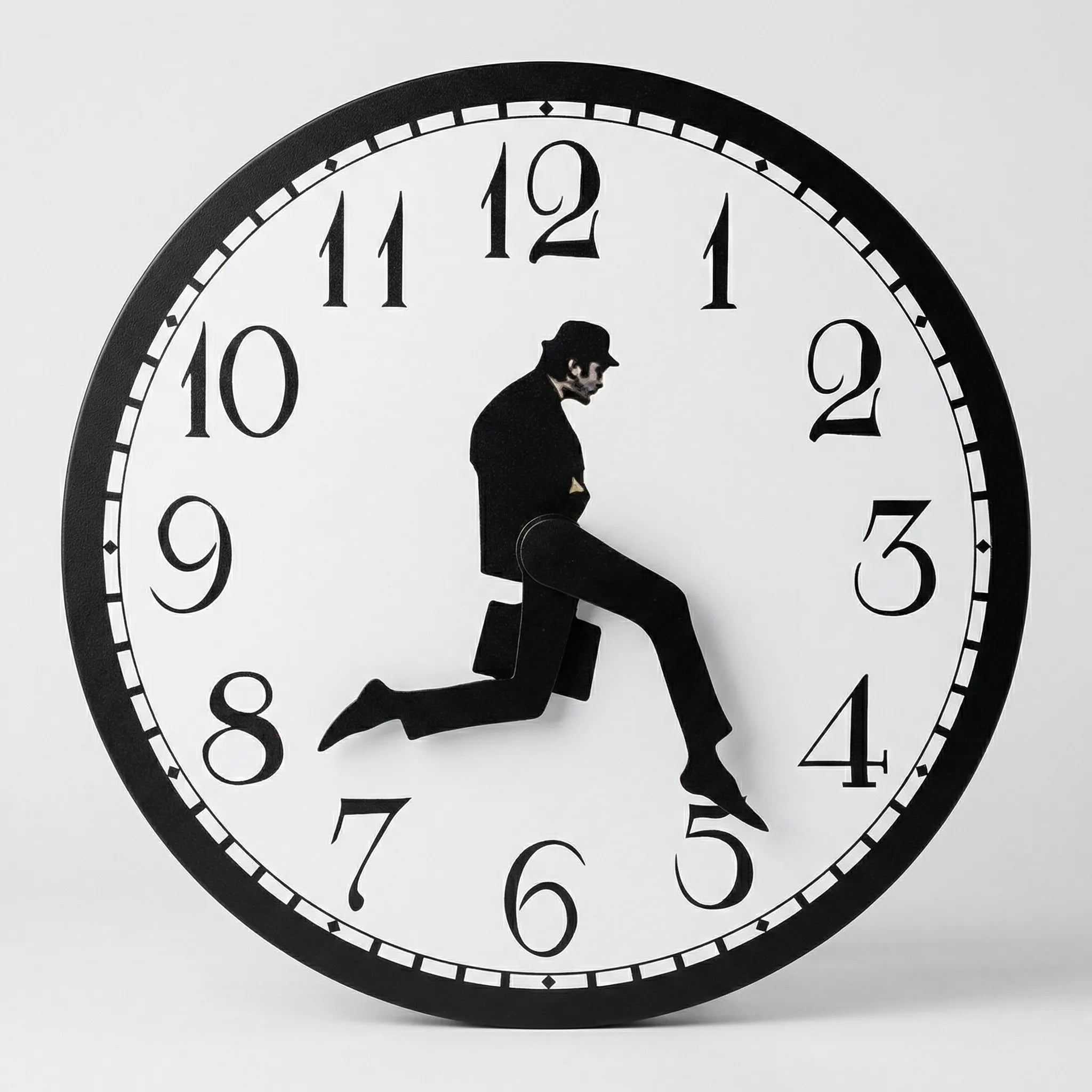 Whimsical Wall Clock Design - TickleStride