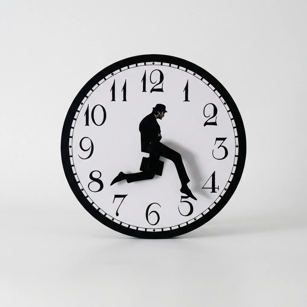 Whimsical Wall Clock Design - TickleStride
