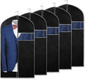 Breathable Garment Cover Set – 10-Pack Clothing Storage Covers with Window