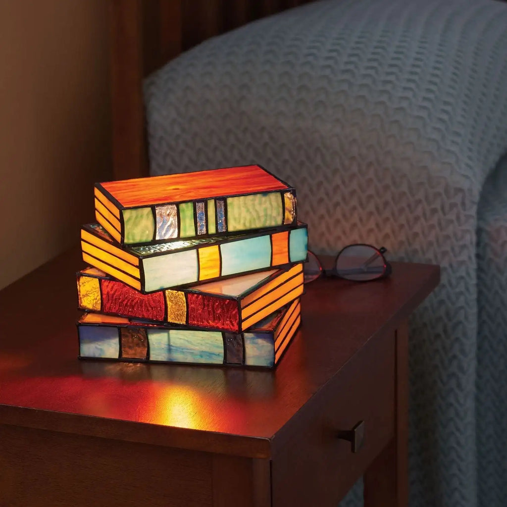 Artistic Coloured Book Lamp - IllumiBook