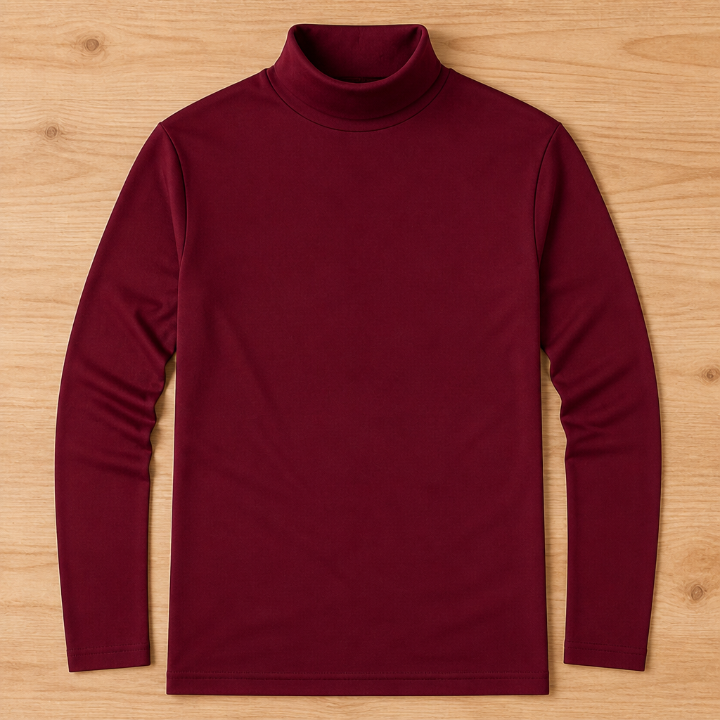 VeroEdge™ Slim Fit Long Sleeve High-Neck Shirt — Own Every Room with Unmatched Confidence and Comfort