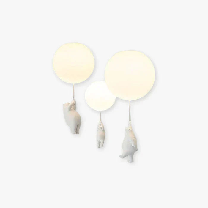 Children's Ceiling Lamp with Bear and Balloon - CloudBear