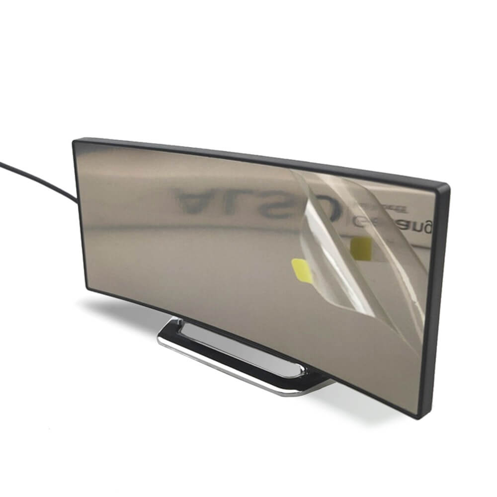 Curved LED Digital Alarm Clock with Modern Design - LumiCurve